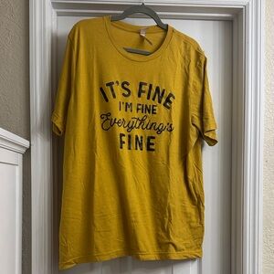 Yellow Graphic T-Shirt